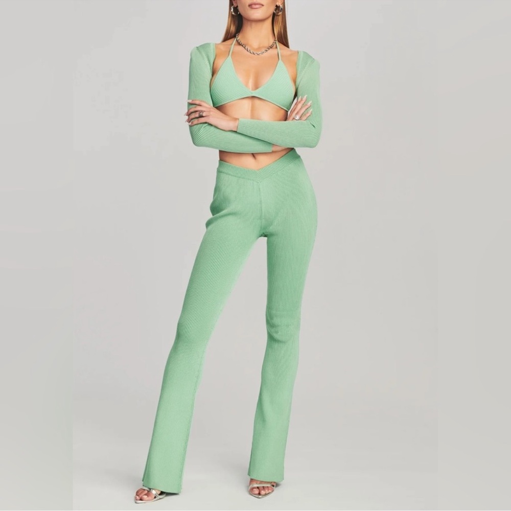 Ser.o.ya Green Lux Pants, Dahlia